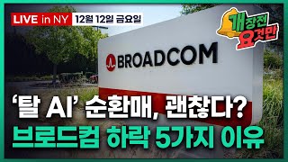 [개장전 요것만-12월12일] 굴스비 발언 | 순환매 반기는 월가 | 브로드컴 실적 분석 | 엔비디아 H20…