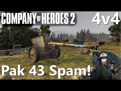 CoH2: Pak 43 Spam! Epic 4v4