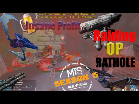 Raiding OP hidden rathole for insane Profit | Shopping with rocket on bases | ARK | MTS | 1K Special