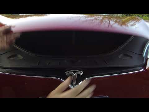Tesla Model S Frunk Manual Release
