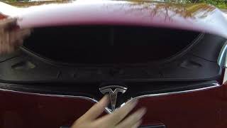 Tesla Model S Frunk Manual Release