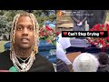 Lil Durk at King Von Memorial (Hard Not To Cry)