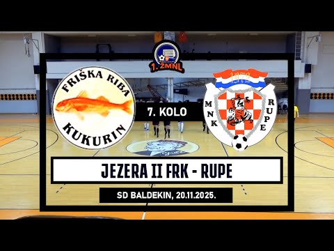 1. ŽMNL: JEZERA II FRK - RUPE  3:3, 20.11.2025.