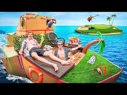BILLIONAIRE Box Fort YACHT (24 Hour Luxury Presidential VACATION)