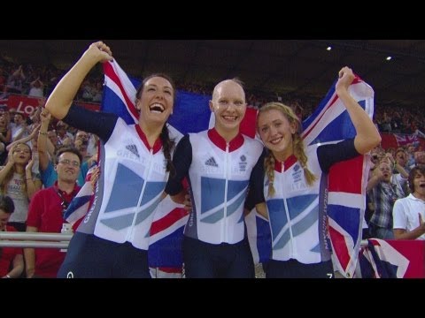 Cycling Track Women's Team Pursuit Finals Full Replay -- London 2012 Olympic Games