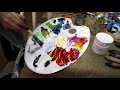 Техника быстрого рисования маслом - Пейзаж / Quick oil painting - Landscape ...