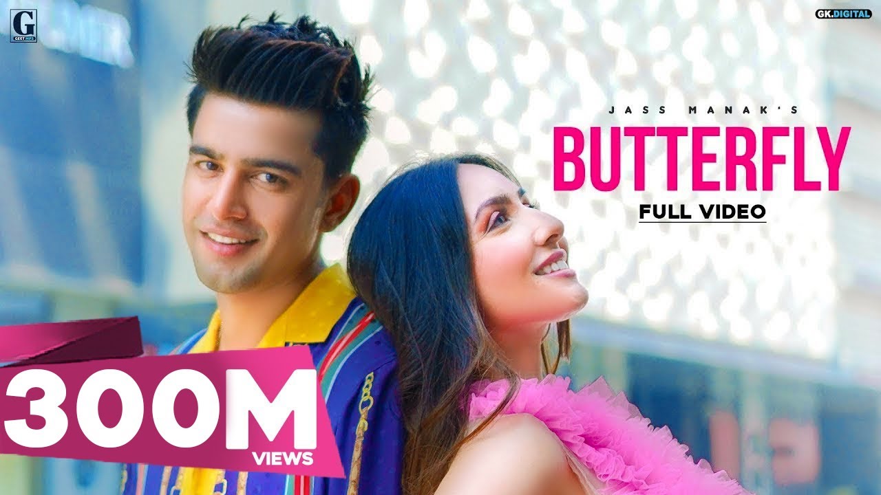 BUTTERFLY LYRICS HINDI - JASS MANAK - SATTI DHILLON