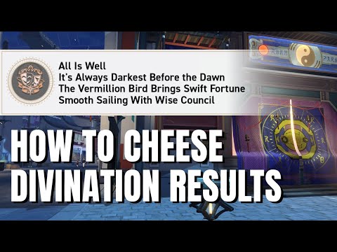 Take control of your fate with this Divination Exploit - Weal/Woe/Slack/Doze selector trick