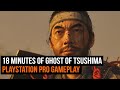 18 minutes of Ghost of Tsushima gameplay on PS4 Pro