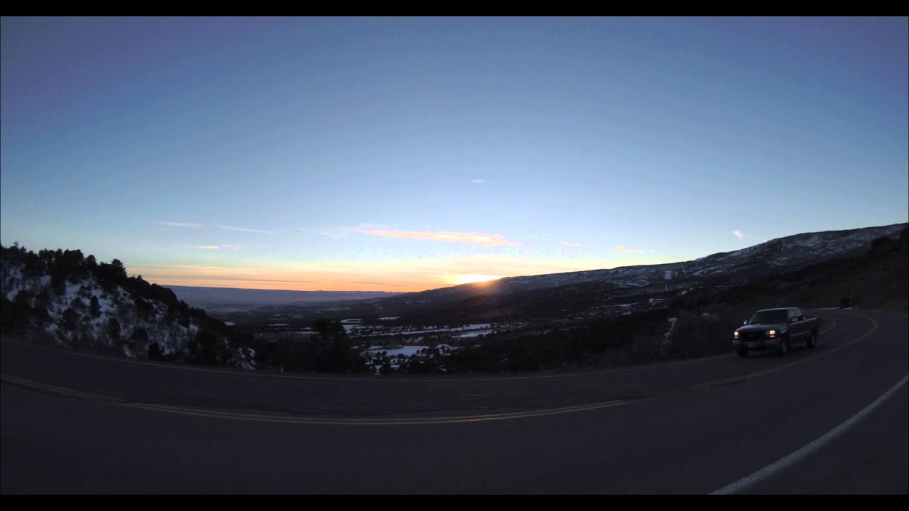 Video: Grand Mesa National Forest - Sunset 01-21-14 5:11pm