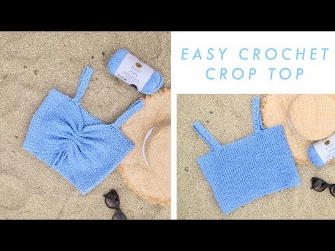 Easy Crochet Crop Top DIY Tutorial