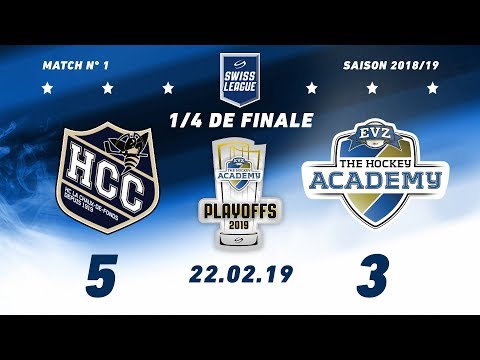 22.02.2019 HC La Chaux-de-Fonds -  EVZ Academy (5-3)