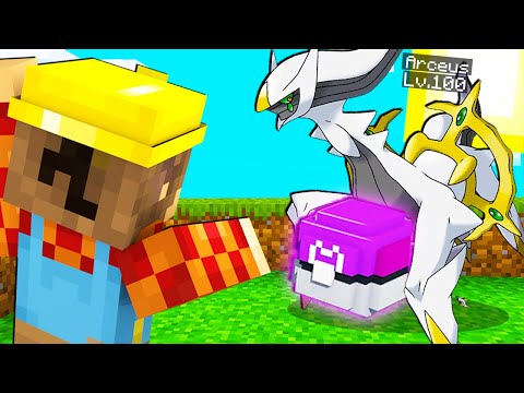 ARCEUS MI REGALA UNA MASTERBALL NELLA PIXELMON SU MINECRAFT ITA!!