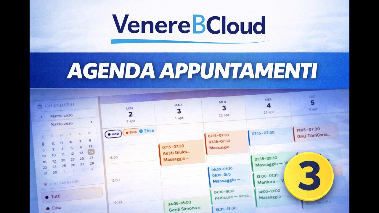 Tutorial Agenda Parrucchieri e Centri Estetici — VenereBCloud