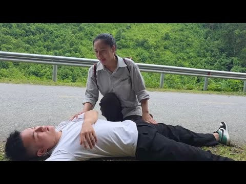 Kind police officer is hurt saving a single mom from a criminal, Anna is in tears.