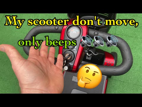 Pride GOGO Elite Traveller Plus Mobility Scooter. Don’t move only beeps 🔊🔊🔊    I show the trick😉