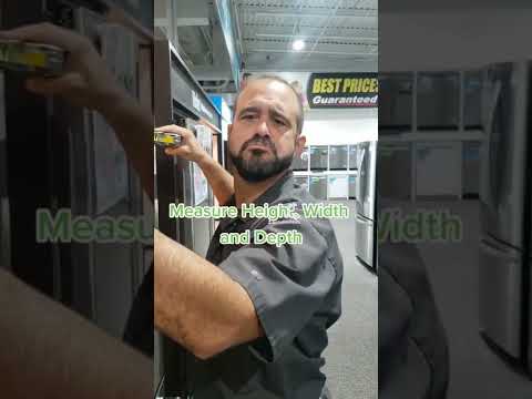 How to Measure for a new Refrigerator?