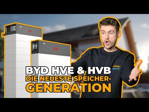 BYD HVS+ 12.8 - BYD Speicher für PV-Anlage Video