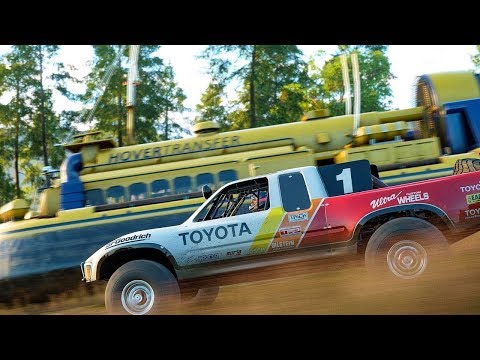 Forza Horizon 4 - Um Racha Muito Estranho - Toyota Baja VS Hovercraft - Quem Ganhou? - #13