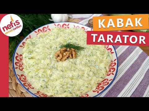 Dereotlu Kabak Tarator Tarifi - Tavsiye Ederiz Pratik Ve Lezzetli Bir Meze