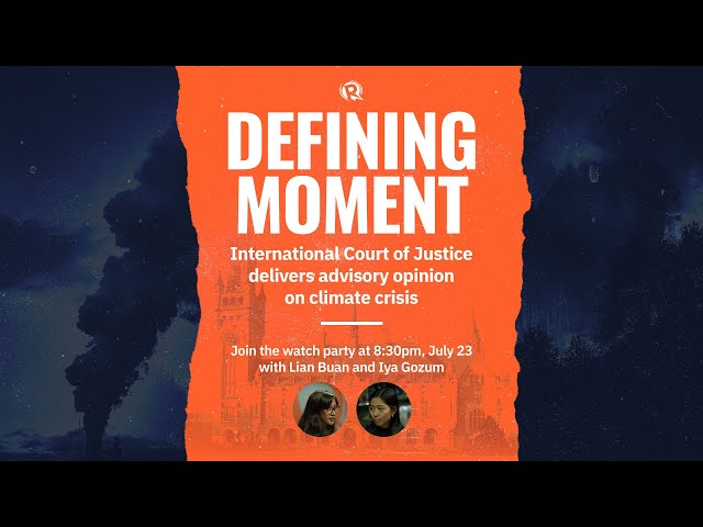 Landmark World Court Opinion Paves Way para sa Pananagutan ng Mga Polluters na Pananagutan