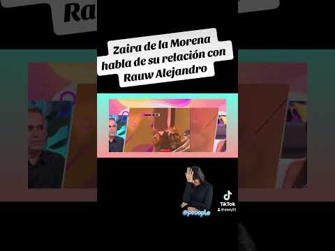 Zaira de la Morena habla de su relación con Rauw Alejandro