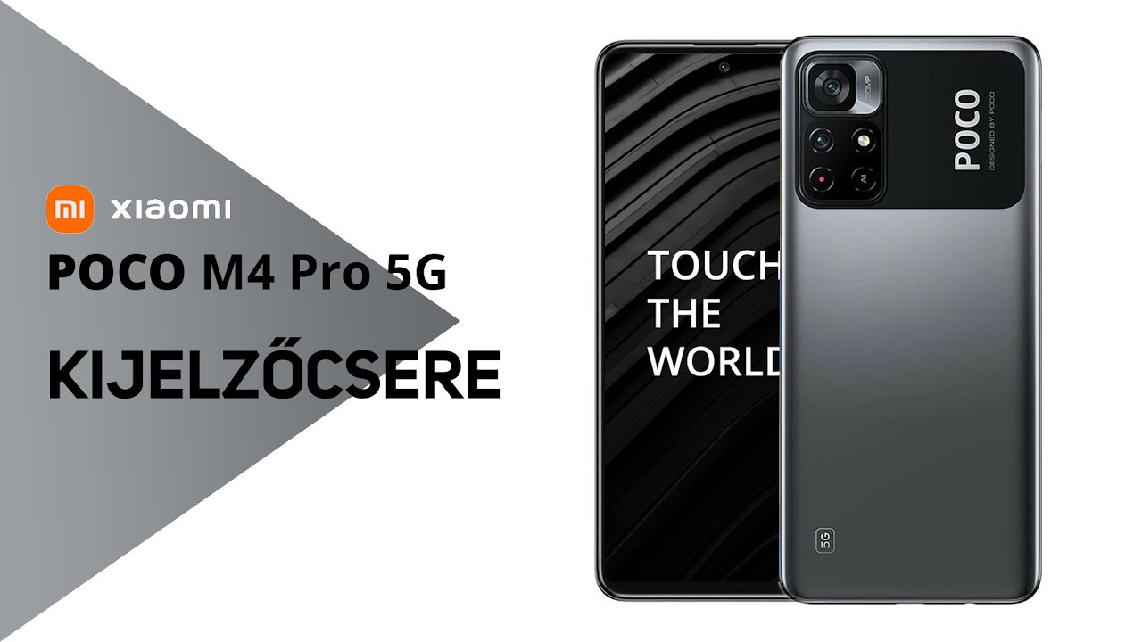 Xiaomi Poco M4 Pro 5G gyári kijelző csere