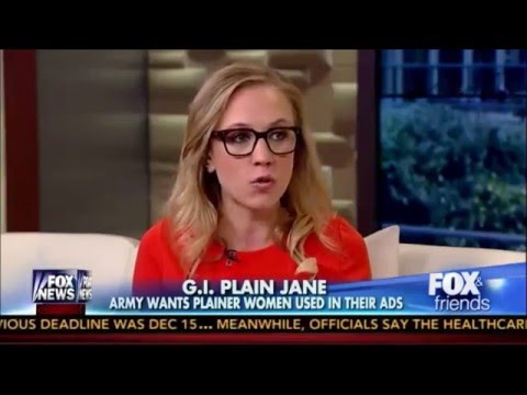 11-23-13 Kat Timpf on Fox & Friends - Pretty Women in Army Ads