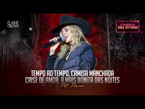 ELAINE CRISTTINA - TEMPO AO TEMPO/ CAMISA MANCHADA/ CRISES DE AMOR/ A MAIS BONITA DAS NOITES - COVER