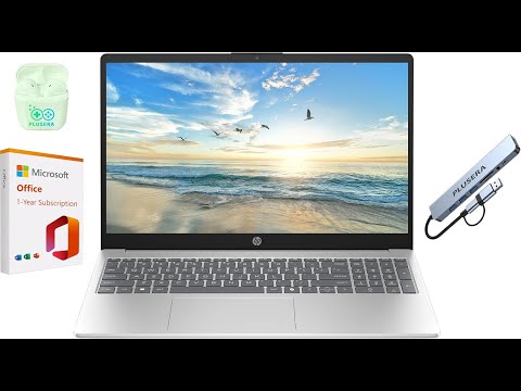 HP Business Laptop, 15.6" FHD IPS Touchscreen, 10-Core Intel Core 7 Processor (Up to 5.4GHz), 16GB DDR5 RAM, 1TB SSD, Wi-Fi 6, Numeric Keypad, Privacy Shutter Camera, Windows 11 video review thumbnail
