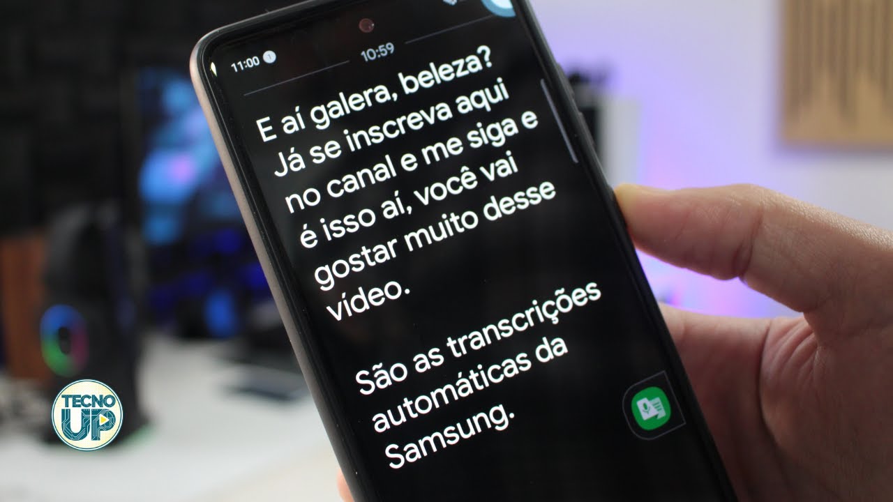 Como fazer TRANSCRIÇÃO INSTANTÂNEA no Samsung Galaxy 😀