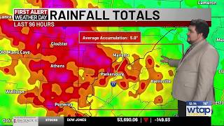 WTAP First Alert Weather Noon Update 8/14