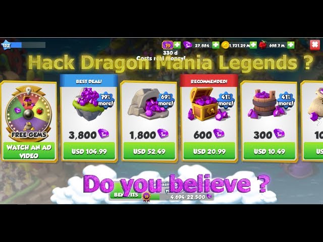 How To Cheat In Dragon Mania Legends