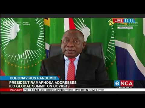 President Cyril Ramaphosa addresses International Labour Organisations Global Summit