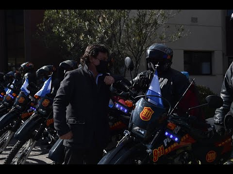 Sáenz entregó 32 móviles a la Policía: “Seguridad y Salud son políticas de Estado de mi gestión”