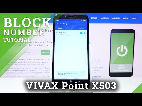 How to Block Number on VIVAX Point X503 – Block Calls