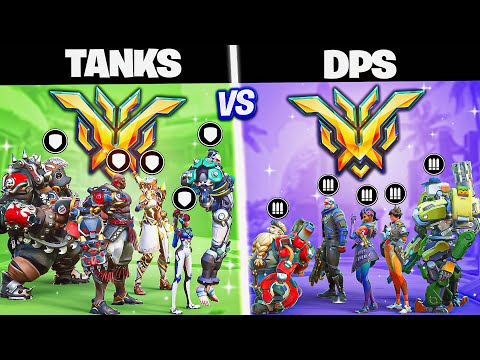 5 DPS vs 5 TANKS - Who wins?! (TOP 500 EDITION)