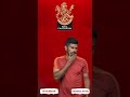 This Or That RCB | Cric It with Badri #shorts