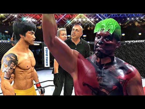 UFC 4 | Bruce Lee vs Sad Billy - EA sports UFC 4 - CPU vs CPU