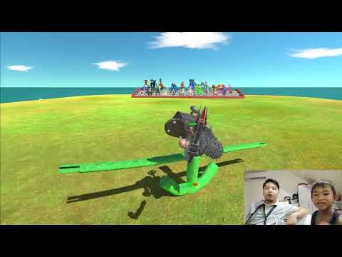 Game Casting and Reaction-1vs1 Skibiti Toilet vs Creepy Monster   Animal Revolt Battle Simulator -