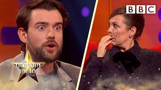 Olivia Colman is confused by Jack Whitehall's American accent | The Graham Norton Show - BBC video