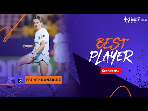 Best Player Award presented by Scotiabank | Esther González | 2025 Concacaf W Champions Cup