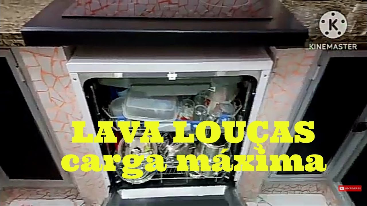 Lava Louças Electrolux 14 serviços em carga máxima.