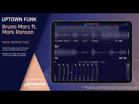 Guitar Backing Track | Uptown Funk - Bruno Mars ft. Mark Ronson