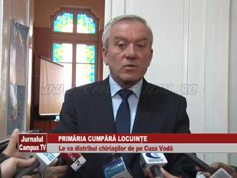 PRIMARIA CUMPARA LOCUINTE PENTRU CHIRIASII DE PE CUZA VODA