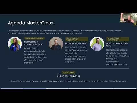 Webinar Masterclass: De la prospección al cierre con Agentes de IA en HubSpot