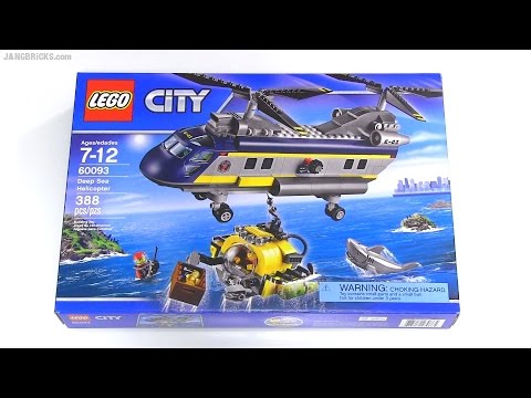 Vidéo LEGO City 60093 : L'hélicoptère de haute-mer