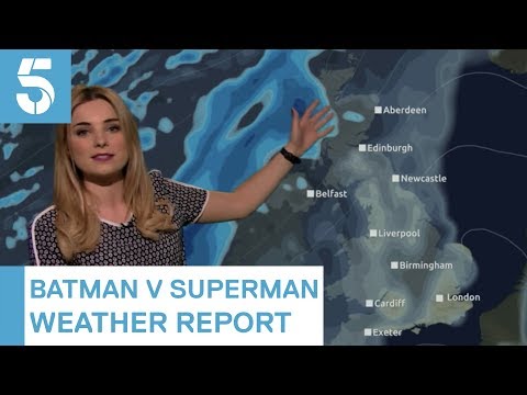 Nerdy Weather Lady Slips 20 Batman And Superman Puns Into Broadcast