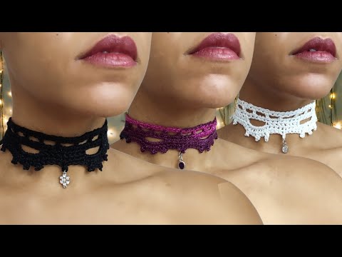Princess Crochet Choker | DIY Easy Necklace Pattern