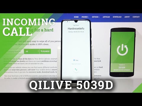 Incoming Call in QILIVE 5039D – Incoming Call Screen